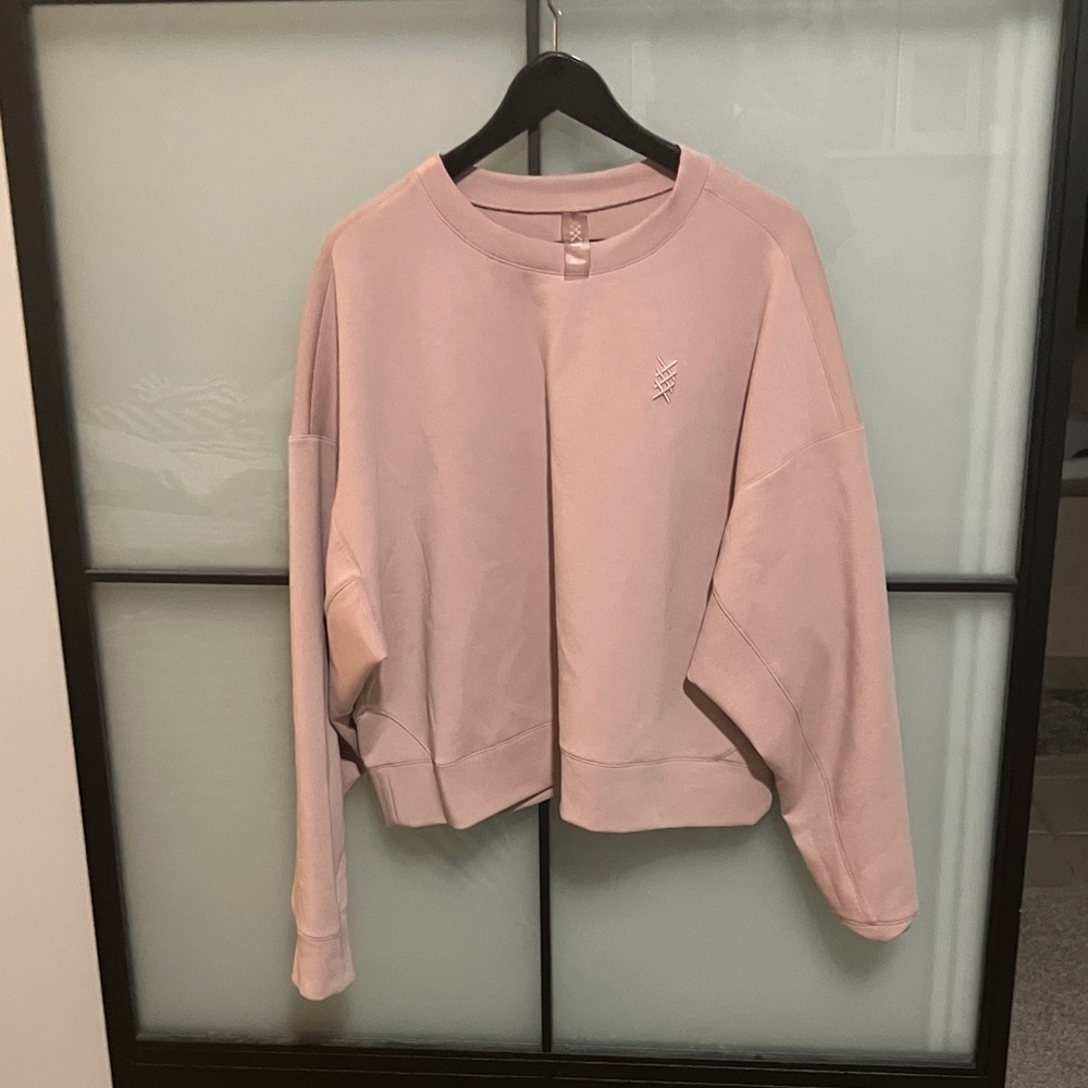 Rhone Taupe Sweatshirt with Logo